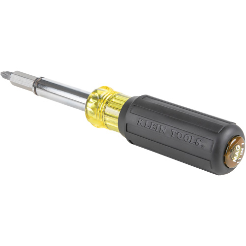 Tournevis/tourne-&eacute;crou 11-en-1, Prise Coussin&eacute;e - Klein Tools 32500MAG