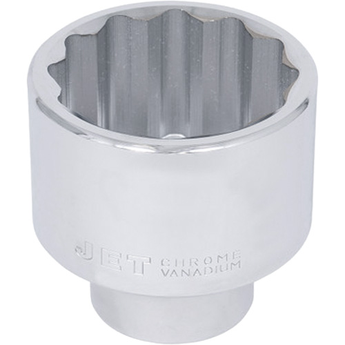 Douille chrom&eacute;e, 50 mm, Prise 1", 12 pans - JET 674650