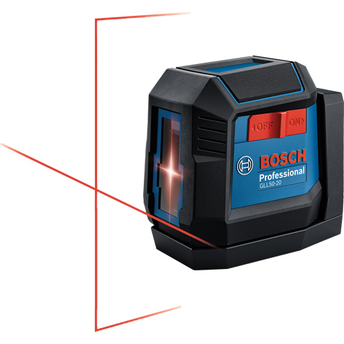 Laser &agrave; lignes crois&eacute;es auto-nivelant - Bosch GLL50-20