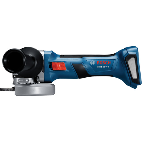 Brushless Angle Grinder with Slide Switch, 4-1/2" Wheel, 18 V - Bosch GWS18V-8N