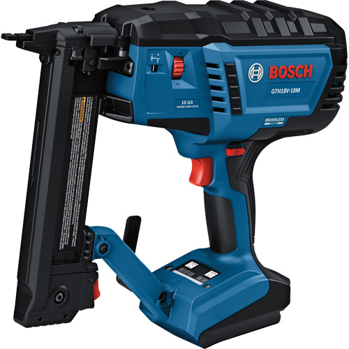 Agrafeuse &agrave; couronne &eacute;troite sans balai de calibre 18 (outil seul) - Bosch GTH18V-18MN