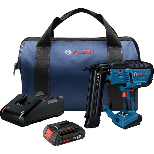 Ensemble cloueuse de finition de calibre 18 avec batterie Standard Power, 18 V, Lithium-ion - Bosch GNH18V-18MB12