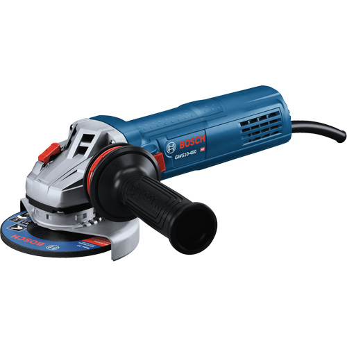 Ergonomic Angle Grinder, 4-1/2", 120 V, 10 A, 11000 RPM - Bosch GWS10-450