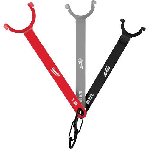 Locknut Wrench Set, Specialty, 3 Pieces, Imperial - Milwaukee 48-22-6110