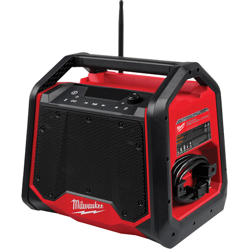 Radio de chantier Bluetooth M18 et chargeur, Lithium-ion, 18 V - Milwaukee 2956-20