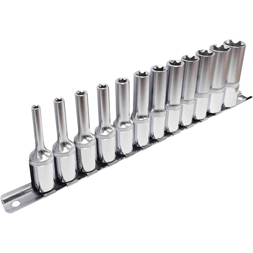 Jeu de douilles externes Torx, 12 Mcx, Prise de 3/8", Profond - JET 601235