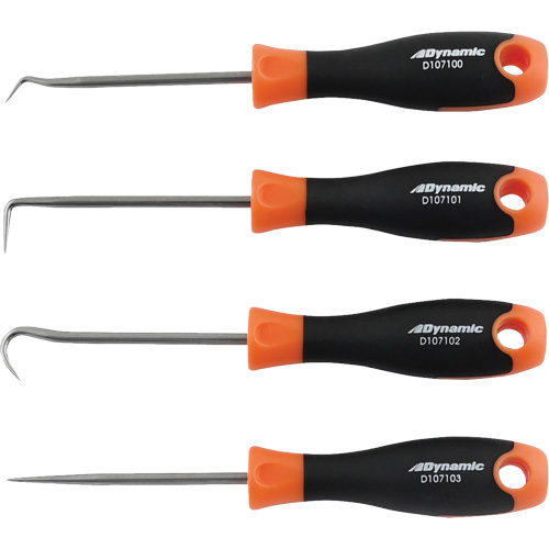 Mini Hook & Pick Set, 4 Pieces - Dynamic Tools D107001