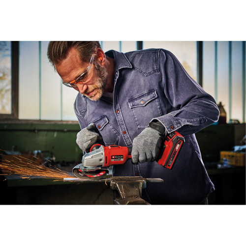 Rectifieuse dangle professionnelle sans fil (outil seulement), Roue de 4-1/2", 18 V - Einhell 4431147