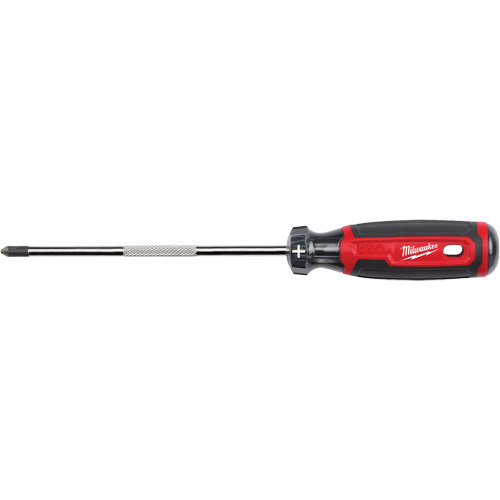 Phillips Screwdriver, #2, 10-3/5" L, Cushion Grip Handle - Milwaukee MT226