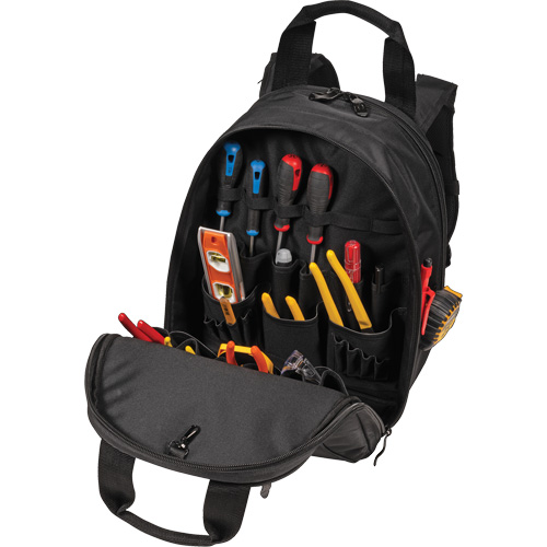 Sacs &agrave; dos Phantom pour outils &agrave; 36 poches, 11" lo x 14-1/2" la, Noir, Balistique/Polyester - Kuny's 55532