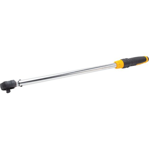 Micrometer Torque Wrench, Click, 1/2" Square Drive, 50 - 250 ft-lbs. - DEWALT DWMT75462