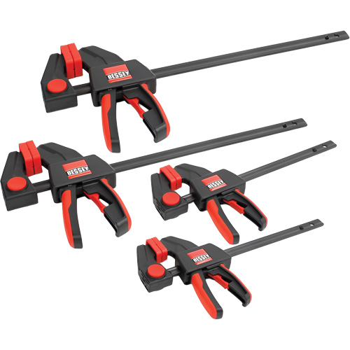4-Piece Medium & Large Trigger Clamps Set, 12" (304.8 mm)/6" (152.4 mm) - Bessey RES01