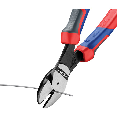 High Leverage Diagonal Cutters with KNIPEXTEND Handle, 8" L - Knipex 74 02 200 SBA
