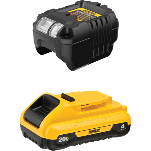 Ensemble de bloc-pile compact, Lithium-ion, 20 V, 4 Ah - DEWALT DCB240C