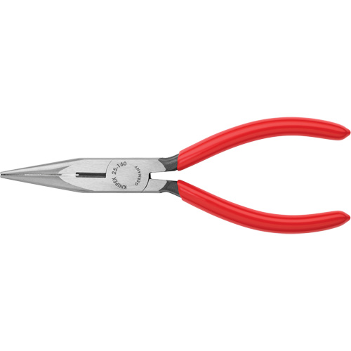 Long Nose Pliers with Cutter, 6-1/4" L - Knipex 25 01 160 SBA
