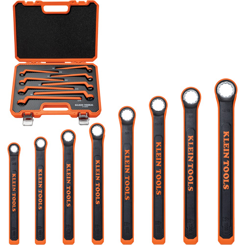 Insulated Box End Wrench Set, 1000 V, 8 Pcs - Klein Tools 47140INS