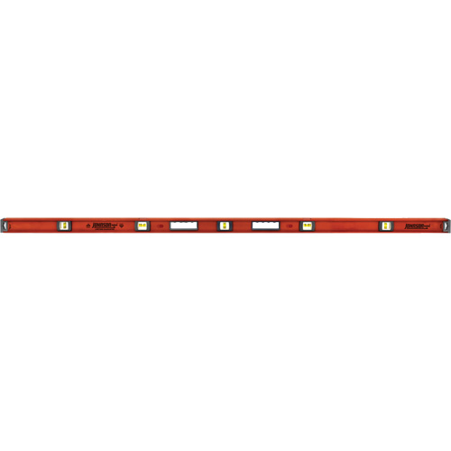 Heavy-Duty Contractor's Level, I-Beam, 6.5' L, Aluminum, 5, Magnetic - Johnson 1254-7800