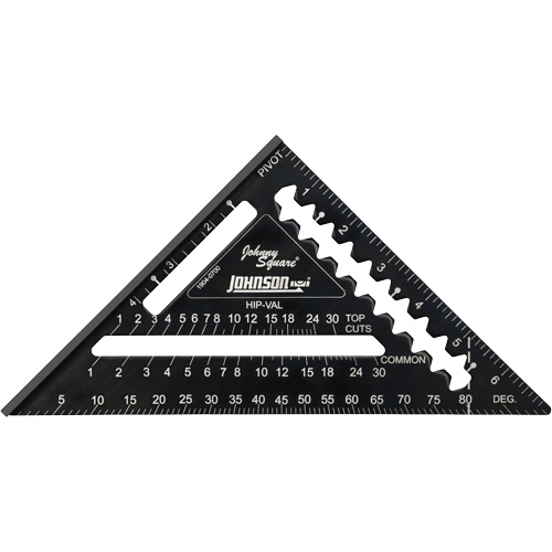 7" Johnny Square&reg; Laser Etched Rafter Square - Johnson 1904-0700