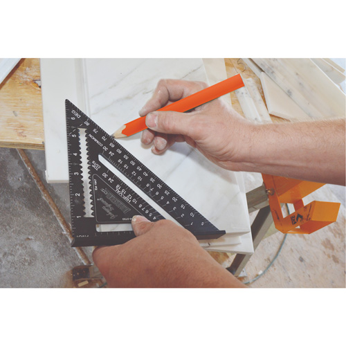 7" Johnny Square&reg; Laser Etched Rafter Square - Johnson 1904-0700