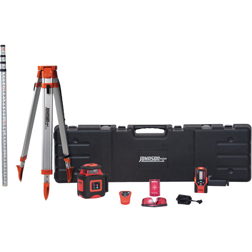 High Accuracy Dual Slope Rotary Laser System, 2000' (609.6 m), 635 Nm - Johnson 40-6541