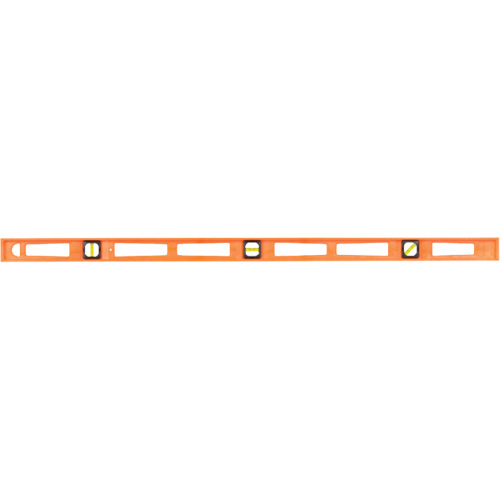 Orange Structo-Cast&reg; Contractor's Level, I-Beam, 4' L, 3, Non-Magnetic - Johnson 7748-O