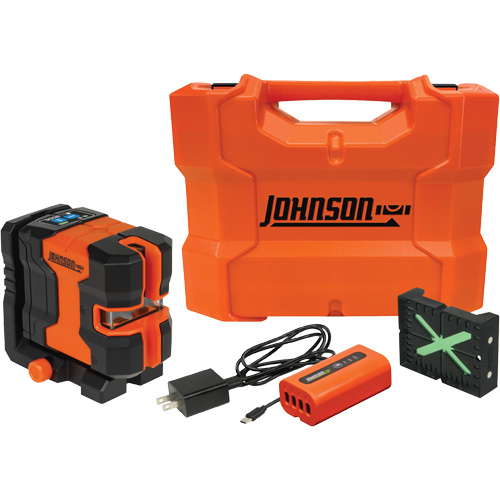 Niveau laser &agrave; lignes crois&eacute;es GreenBrite&reg; - Johnson JLN300-GNCL