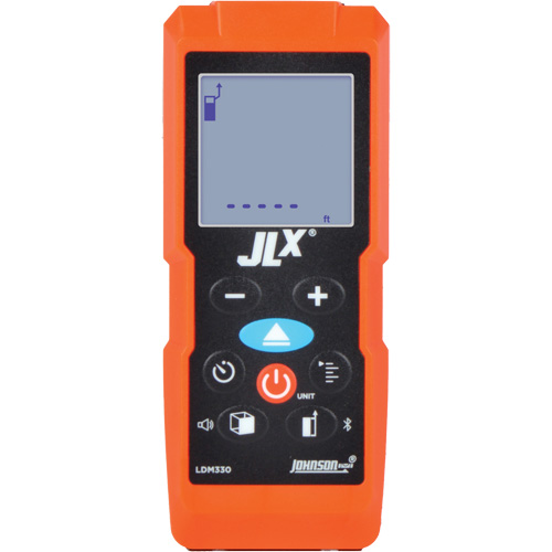 T&eacute;l&eacute;m&egrave;tre laser avec capteur d'angle et Bluetooth&reg;, 2" - 330' (5.08 cm - 100.58 m) Gamme de mesure, Num&eacute;rique (&eacute;lectronique) - Johnson LDM330