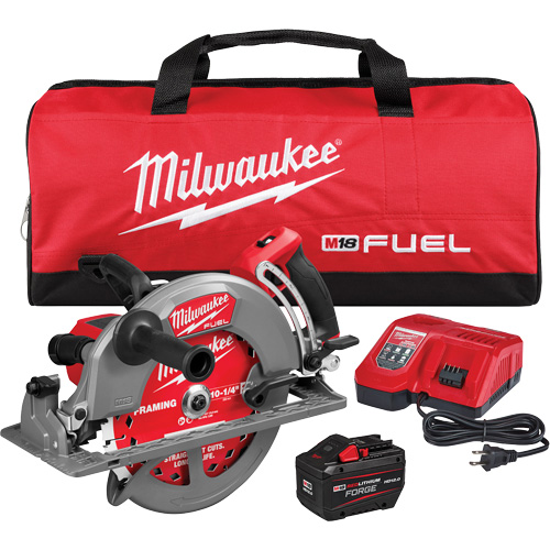 Ensemble de scie circulaire &agrave; poign&eacute;e arri&egrave;re FUEL, 10-1/4", 18 V - Milwaukee 3026-21HD