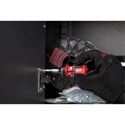 8-in-1 Compact Ratcheting 1/4" Drive Multi-Bit Driver, Cushion Grip Handle - Milwaukee 48-22-2330