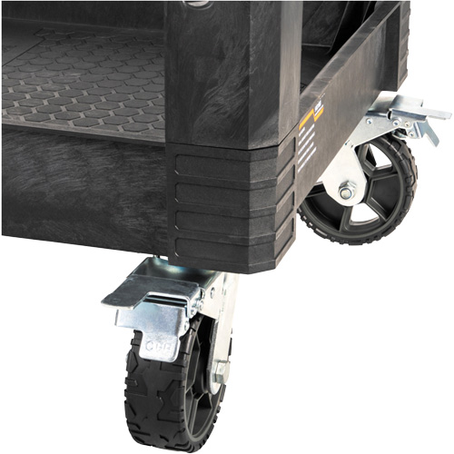 MODbox Utility Cart, 0 Drawers, 44-63/100" L x 25-1/2" W x 39" H, Black - Klein Tools 54831MB