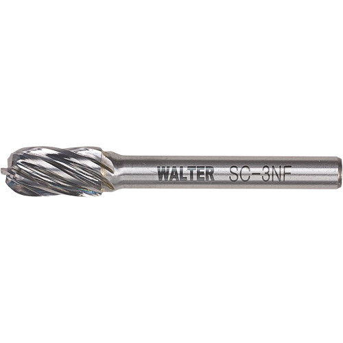 Fraise en carbure, SC-3, 3/8" dia., 3/4" profondeur de la coupe - Walter Technologies Pour Surface 01V006