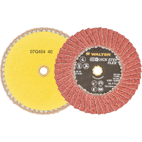 Disc Blender, 4-1/2" x Type 29, 40 Grit, Aluminum Oxide - Walter Surface Technologies 07Q454