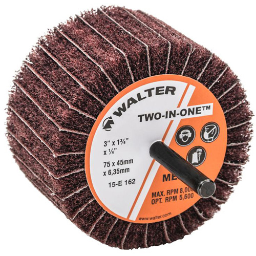 Two-In-One Flap Wheel - Walter Surface Technologies 15E162