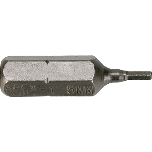 Metric Bits, Hex, 4 mm, 1/4" Drive - Apex 185-4MM