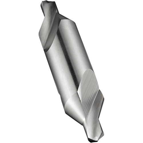 Fraise et foret combin&eacute;s &agrave; finition brillante, #3, Petit diam&egrave;tre de 7/64", Grand diam&egrave;tre de 1/4", Acier rapide au cobalt - Dormer 5969085