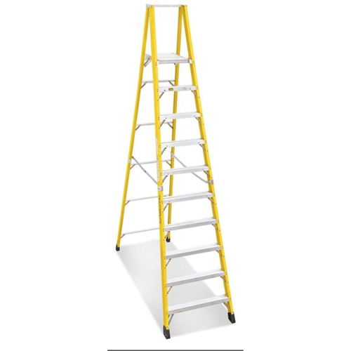 Escabeaux industriels robustes &agrave; plateforme (s&eacute;rie 6500), 12', Cap. De 300 lb - Featherlite 6512