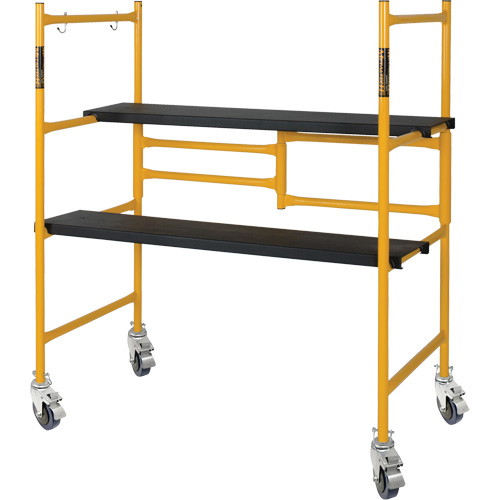 Jobsite Series 4' Basic Mini Scaffold Kit, Steel Frame, 41" D x 45-3/4" H - Metaltech I-IMCN
