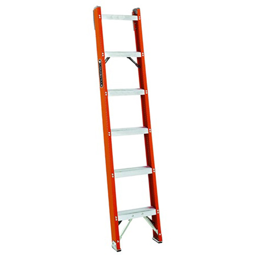 FH1000 Series Industrial Heavy-Duty Shelf Ladders, 6', Fibreglass, 300 lbs., CSA Grade 1A - Louisville Ladder FH1006