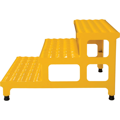 Plate-forme ajustable Step-Mate, 3 marche(s), 36-3/16" la x 33-7/8" lo x 22-1/4" h, Capacit&eacute; 500 lb - Vestil ASP-36-3