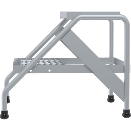 Escabeau en aluminium, 2 marche(s), 22-13/16" la x 24-9/16" lo x 20" h, Capacit&eacute; 500 lb - Vestil SSA-2