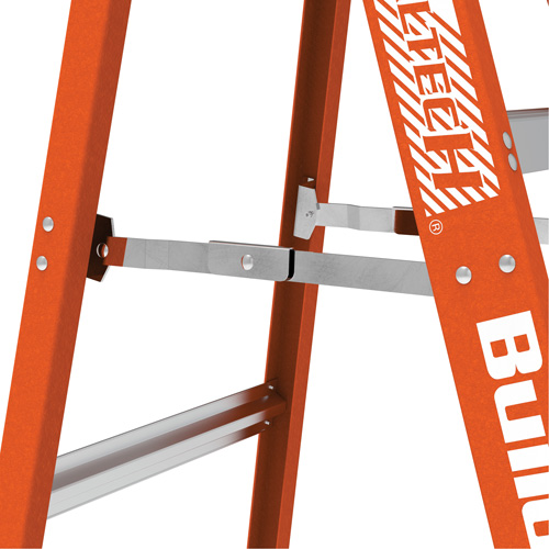 Escabeau BuildMan, 4', Fibre de verre, Capacit&eacute; 300 lb, Type 1A - Metaltech E-SLFB4T1A