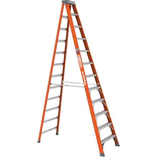 Escabeau, 12', Fibre de verre, Capacit&eacute; 300 lb, Type 1A - Metaltech E-SLFB12T1A