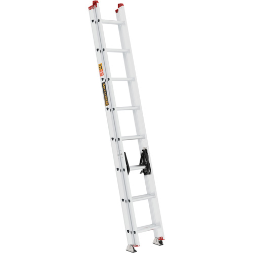 Jobsite Series Extension Ladder, 200 lbs. Cap., 16' H, Grade 3 - Metaltech E-ELA16T3