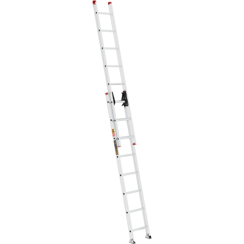 Jobsite Series Extension Ladder, 200 lbs. Cap., 16' H, Grade 3 - Metaltech E-ELA16T3