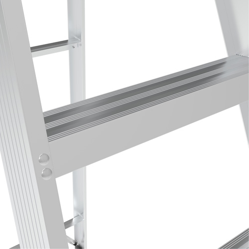 Escabeau, 6', Aluminium, Capacit&eacute; 225 lb, Type 2 - Metaltech E-SLA6T2