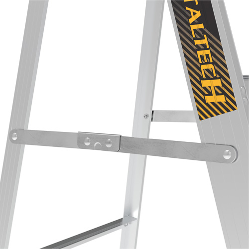 Escabeau, 6', Aluminium, Capacit&eacute; 225 lb, Type 2 - Metaltech E-SLA6T2