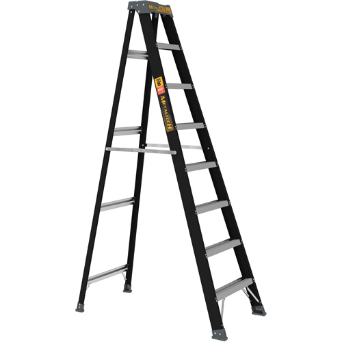 Escabeau, 8', Fibre de verre, Capacit&eacute; 250 lb, Type 1 - Metaltech E-SLF8T1