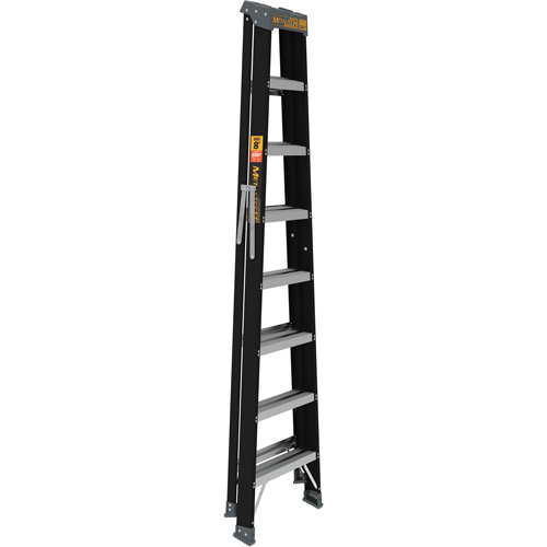 Escabeau, 8', Fibre de verre, Capacit&eacute; 250 lb, Type 1 - Metaltech E-SLF8T1