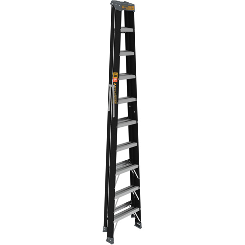 Escabeau, 10', Fibre de verre, Capacit&eacute; 250 lb, Type 1 - Metaltech E-SLF10T1
