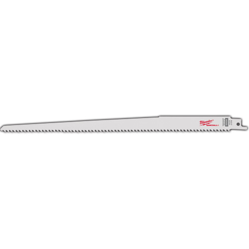 Lame d'&eacute;lagage pour scie alternative Sawzall, Bim&eacute;tal, 6 Dents par pouce, 12" lo x 3/4" la - Milwaukee 48-00-5017
